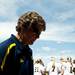 Michigan head coach Carol Hutchins walks to the dugout in the game against Louisiana-Lafayette on Saturday, May 25. Daniel Brenner I AnnArbor.com